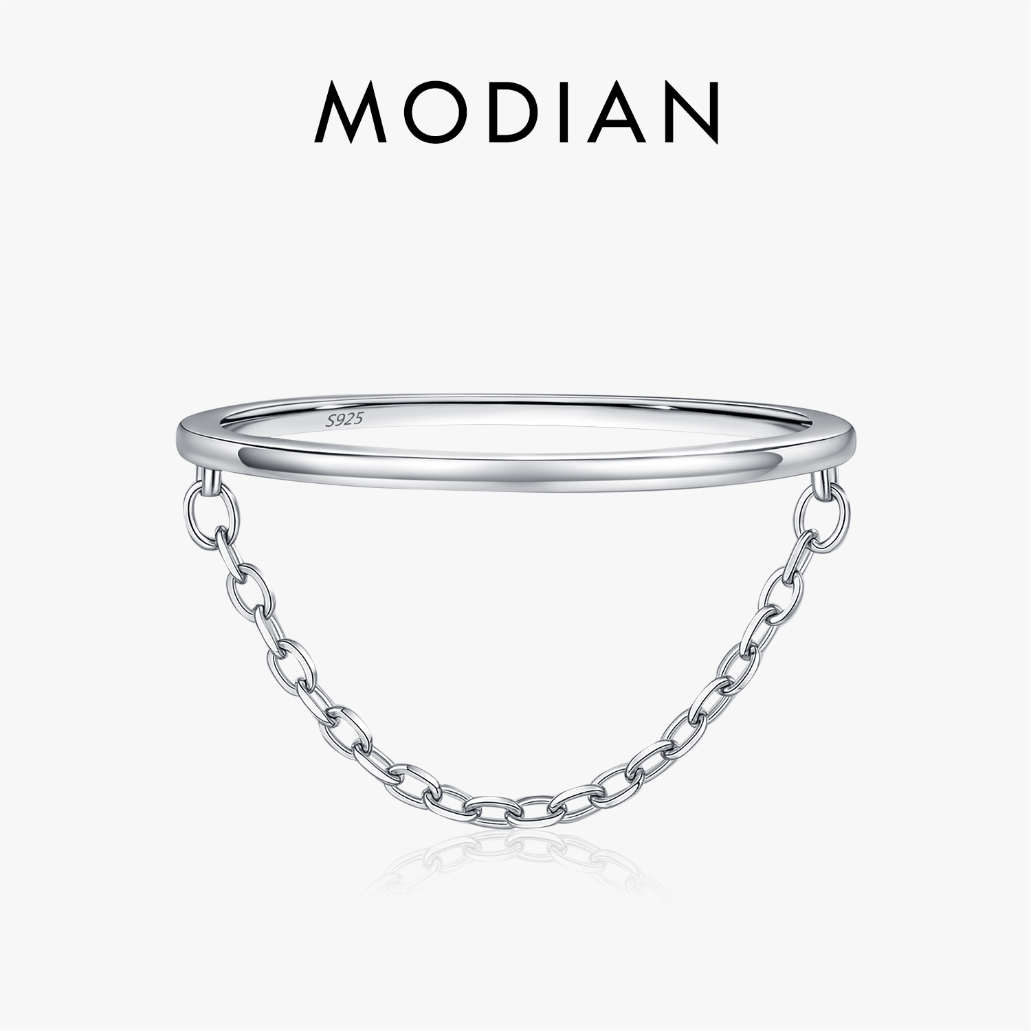 Minimalist Ring Stackable - MODIAN 925 Sterling Silber Quasten-Fingerringe, stapelbar,