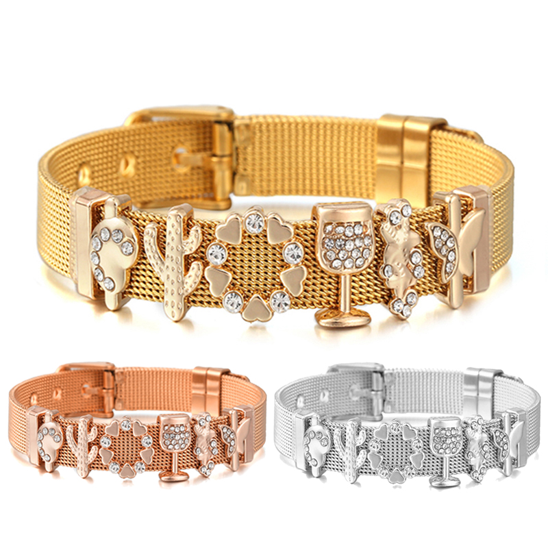 Jewelry Watches For Sale - Heiß begehrte DIY Schmetterlings- & Baum-Charm-Schiebeperlen