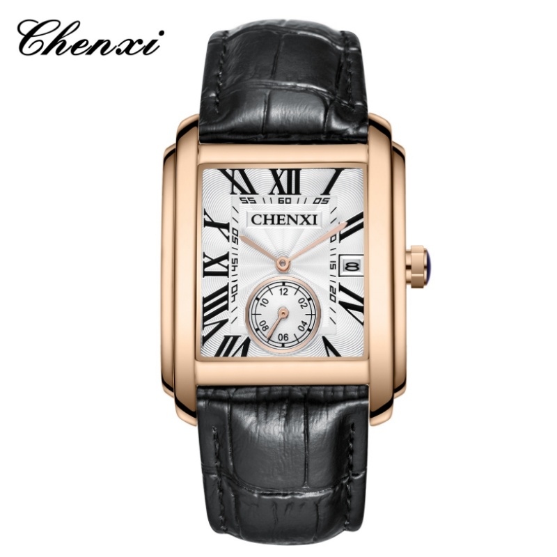 Jewelry Inspired Watches - CHENXI 8216 Mode Klassische Quadratische Braune