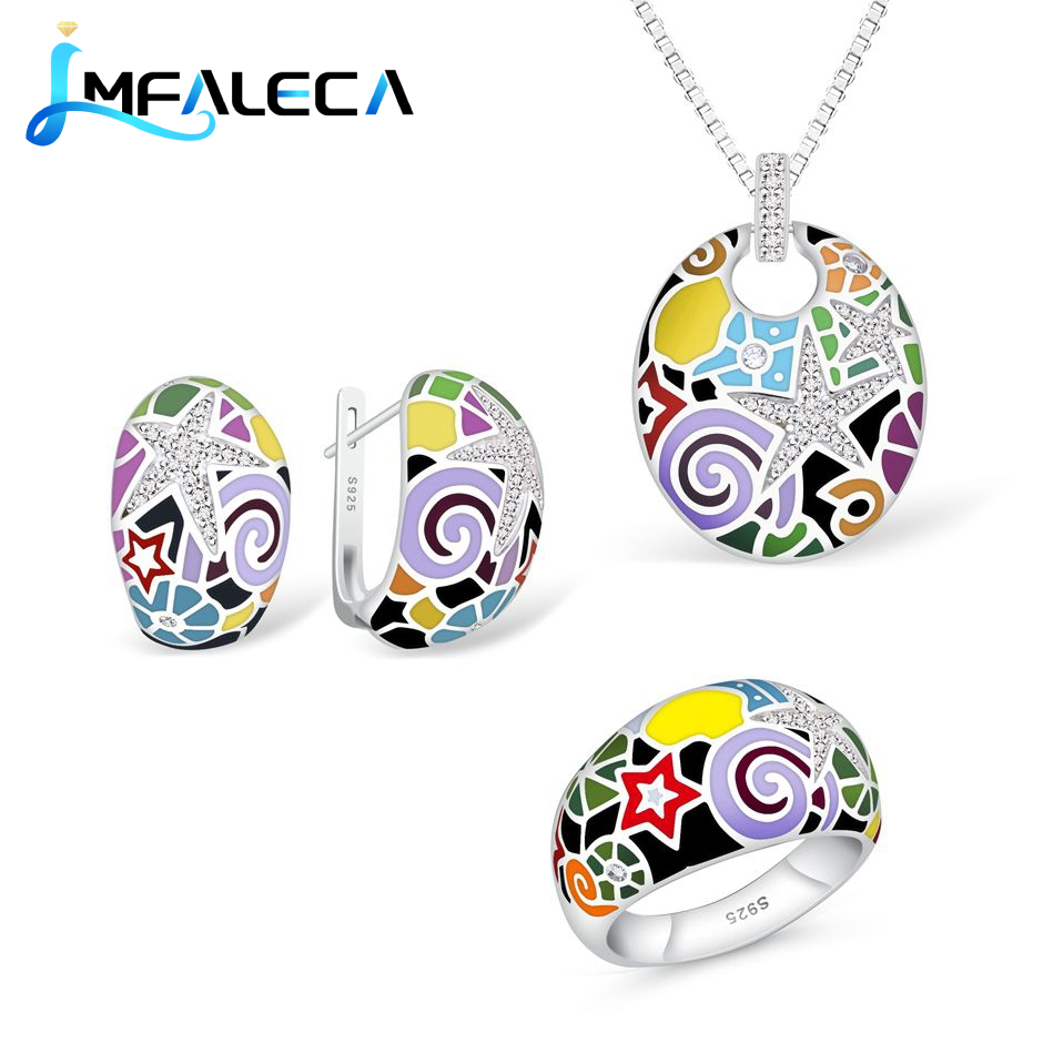 Birthstone Ring Set - LMFALECA Frauen 925 Sterling Schmuck Sets