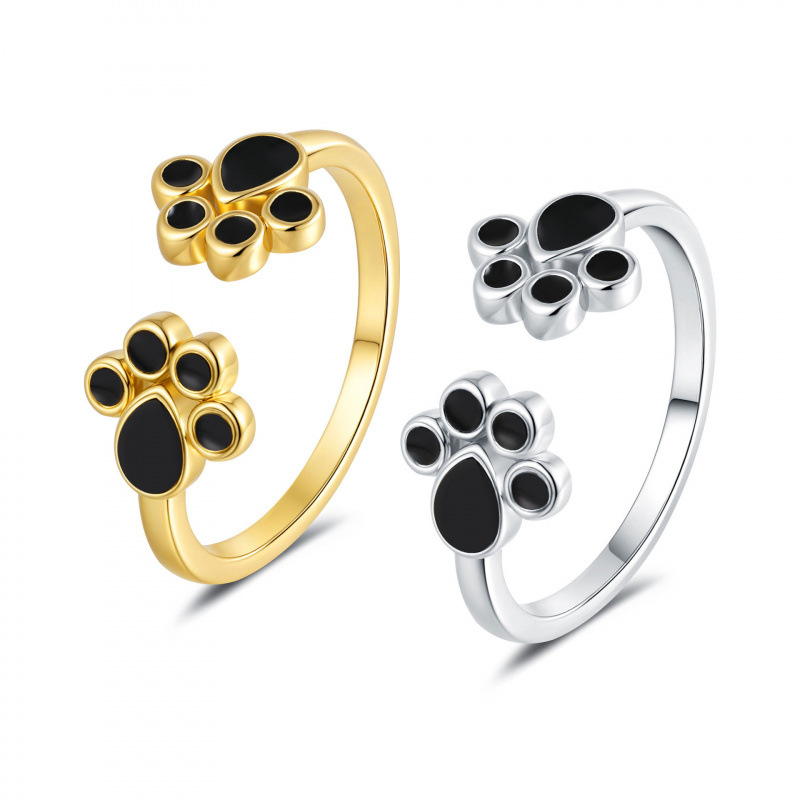 Neuer Niedlicher Katzenpfoten- – Minimalist Ring Stackable Bewertung und Preis