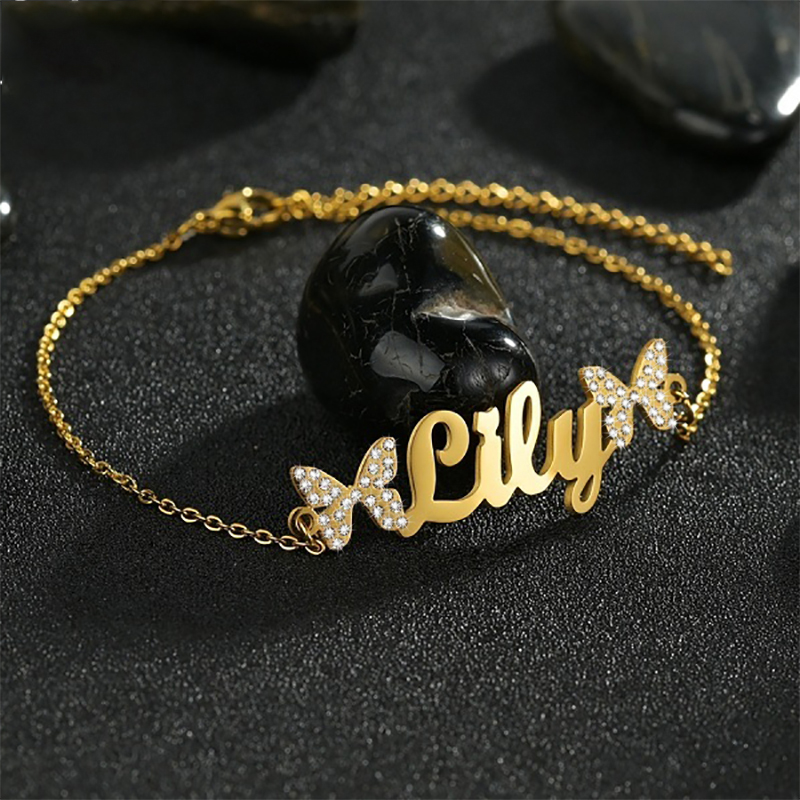 Atoztide Maßgeschneidertes Sch – Engraved Name Necklace Bewertung und Preis