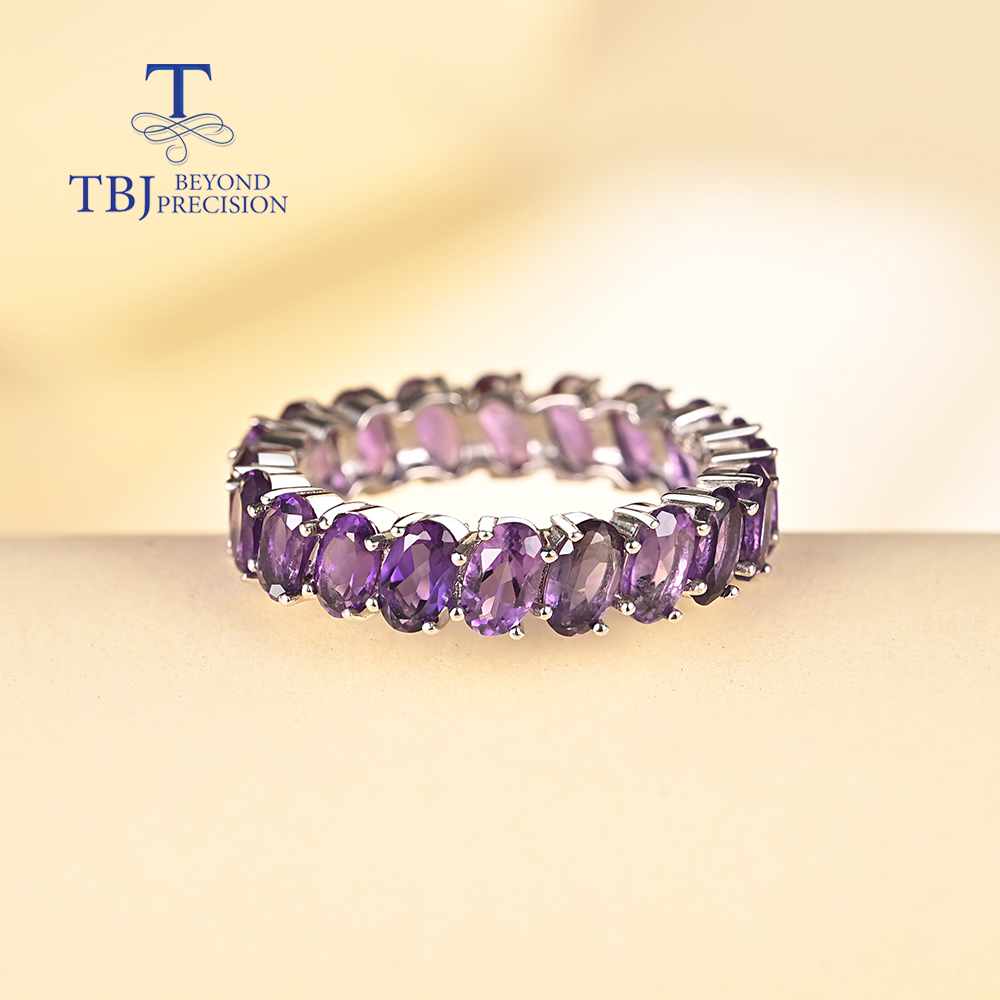 Natürlicher Amethyst-Edelstein – Birthstone Ring Set Bewertung und Preis