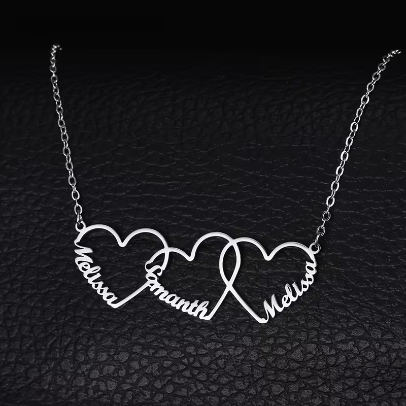 Personalisierte ineinandergrei – Engraved Name Necklace Bewertung und Preis