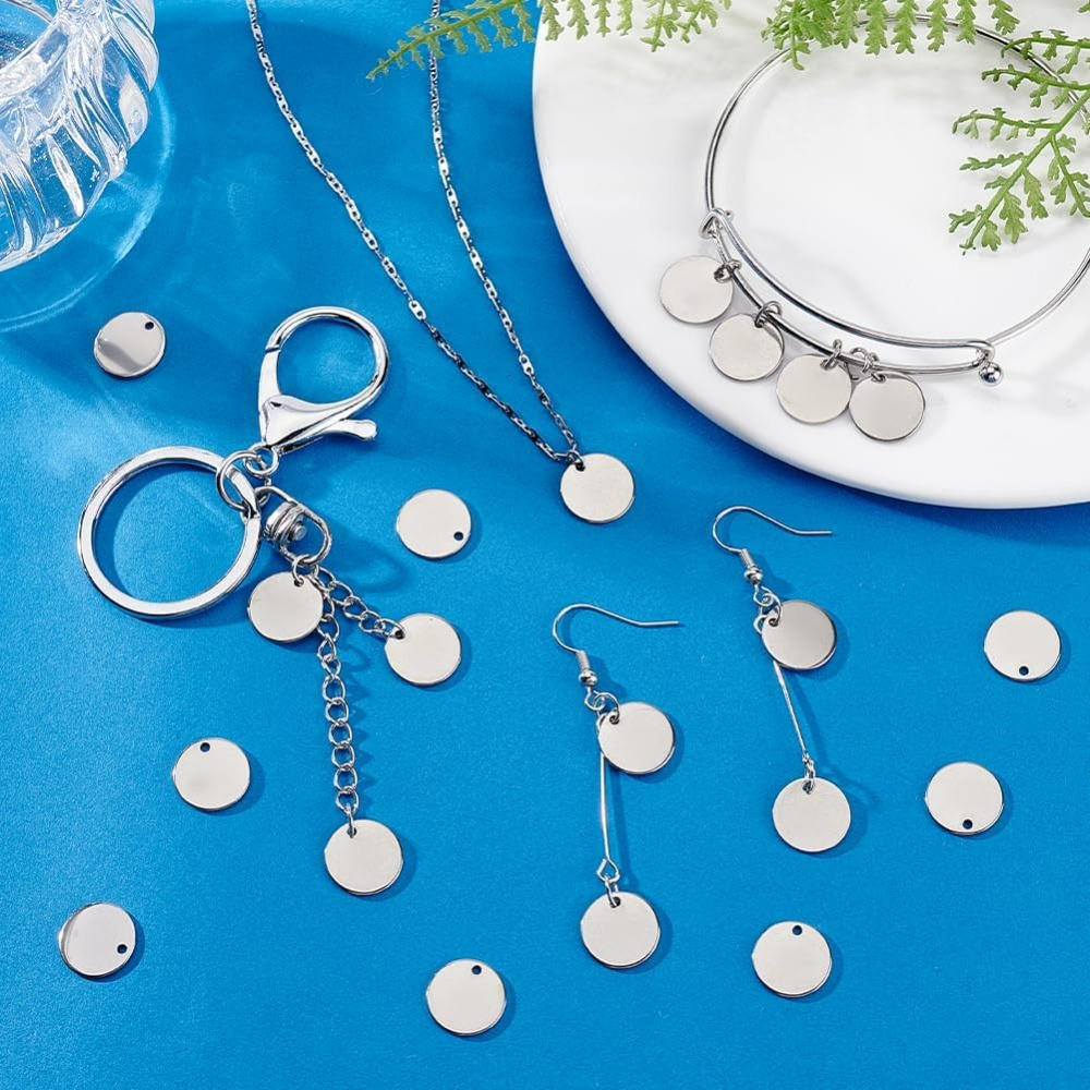 100 Stück 12 mm 304 Edelstahl  – Engraved Name Necklace Bewertung und Preis