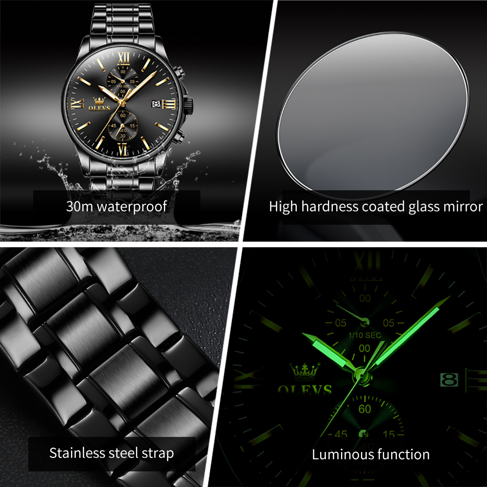 OLEVS 2886 Klassische schwarze – Jewelry Inspired Watches Bewertung und Preis