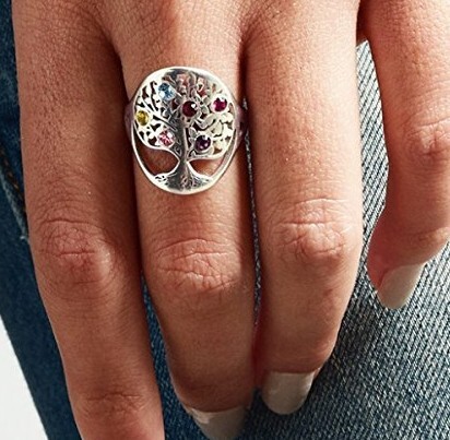Amxiu Personalisierte Baum Rin – Birthstone Ring Set Bewertung und Preis
