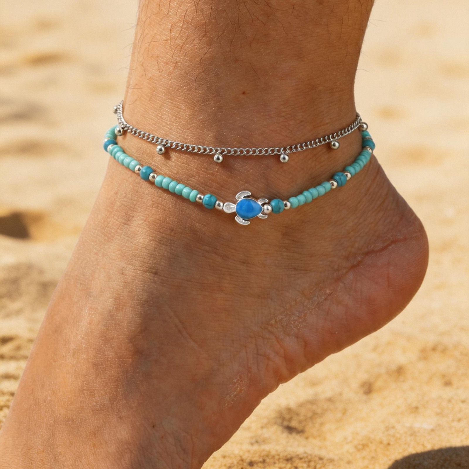 Fußkettchen-Set aus Edelstahl  – Jc Jewelry & Watches Bewertung und Preis