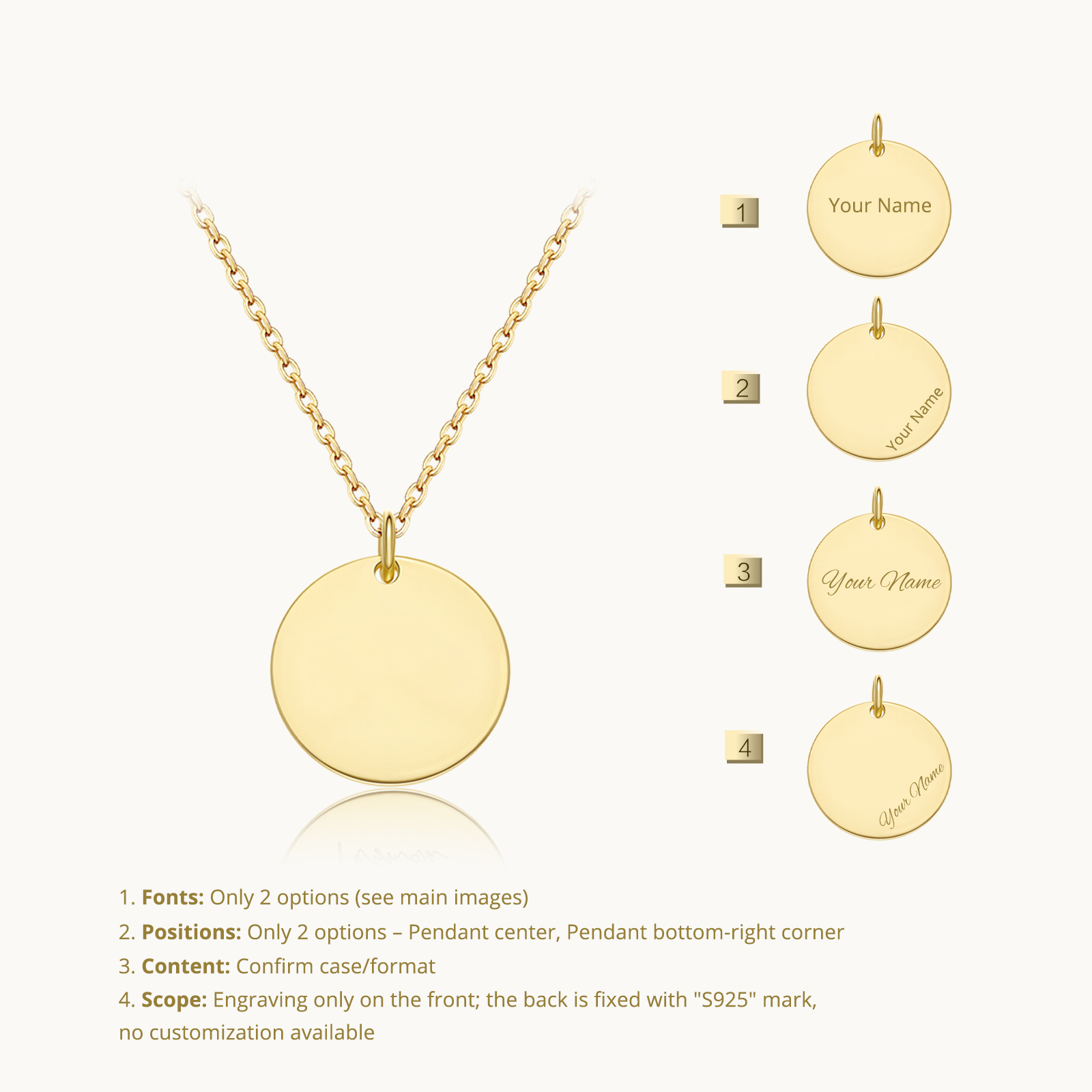 ANDYWEN Halskette mit Anhänger – Engraved Name Necklace Bewertung und Preis