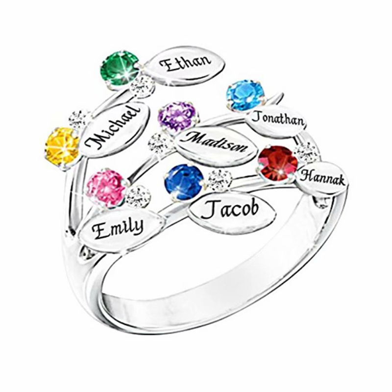 Amxiu Nach 100% 925 Sterling S – Birthstone Ring Set Bewertung und Preis