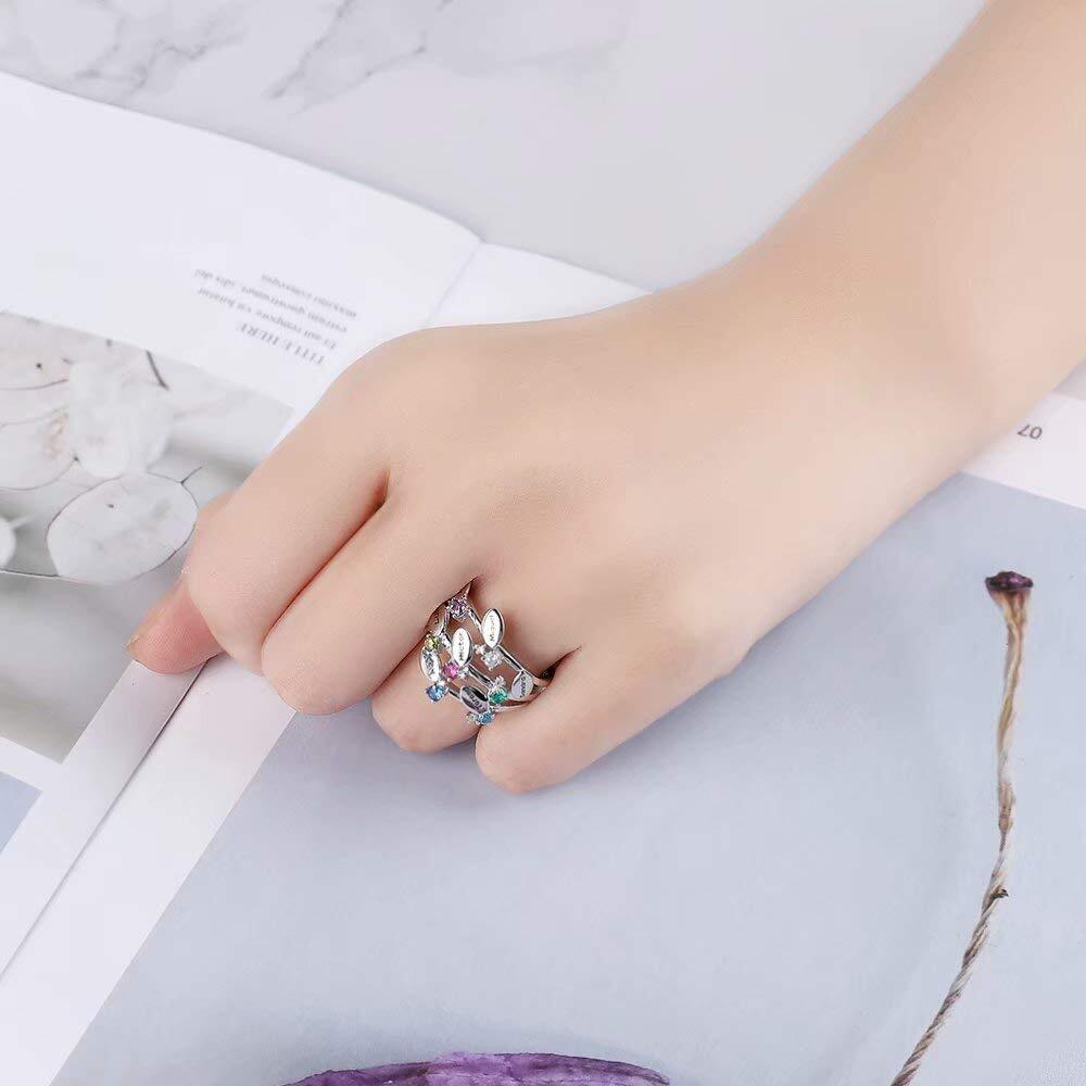 Amxiu Nach 100% 925 Sterling S – Birthstone Ring Set Bewertung und Preis