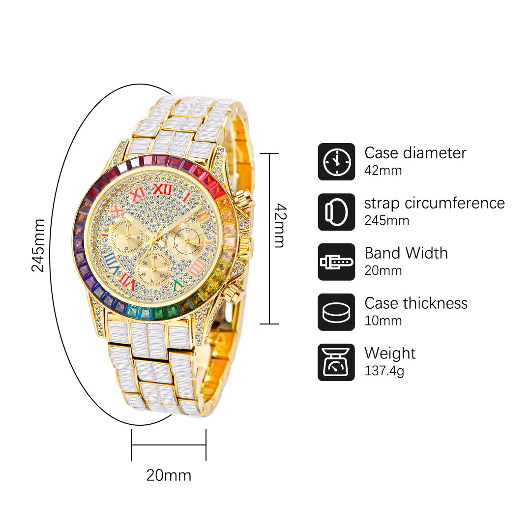 Missfox Luxus gefrorene Uhr fü – Jewelry Inspired Watches Bewertung und Preis