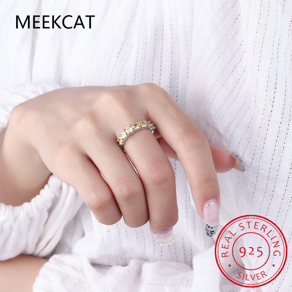 Prinzessinnen-Schliff Natürlic – Birthstone Ring Set Bewertung und Preis