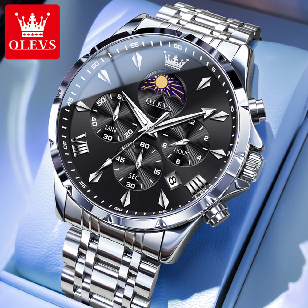 OLEVS 3653 Marken-Mondphasen-K – Jewelry Inspired Watches Bewertung und Preis