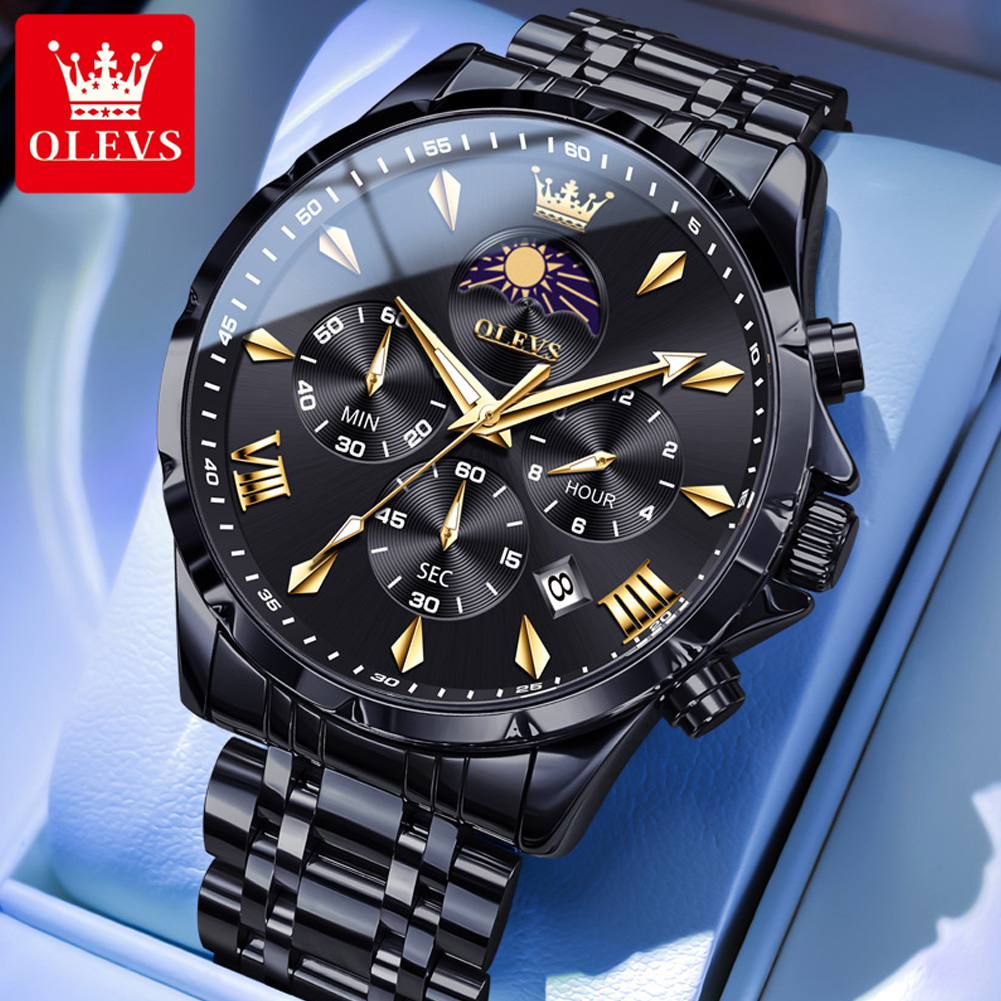 OLEVS 3653 Marken-Mondphasen-K – Jewelry Inspired Watches Bewertung und Preis
