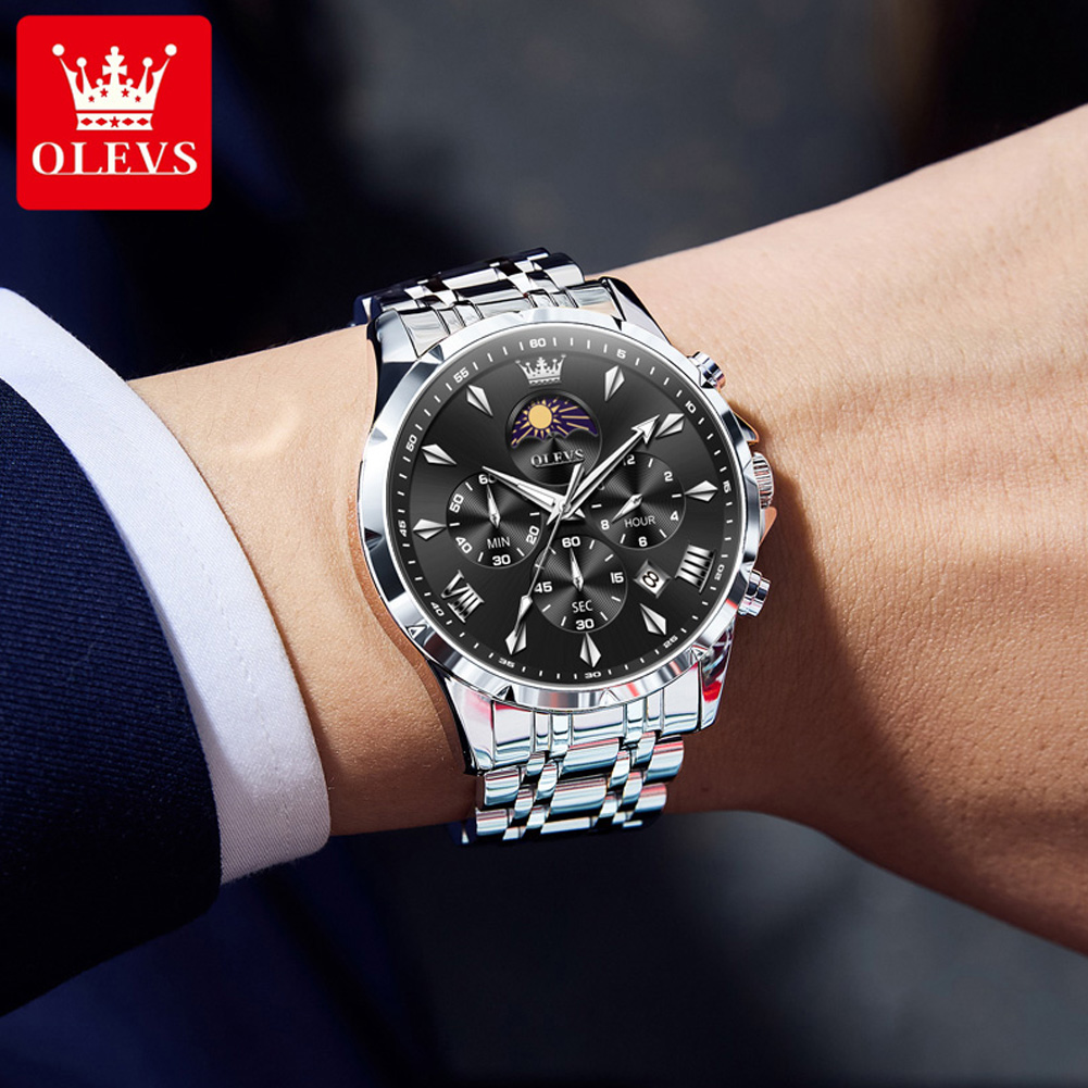 OLEVS 3653 Marken-Mondphasen-K – Jewelry Inspired Watches Bewertung und Preis