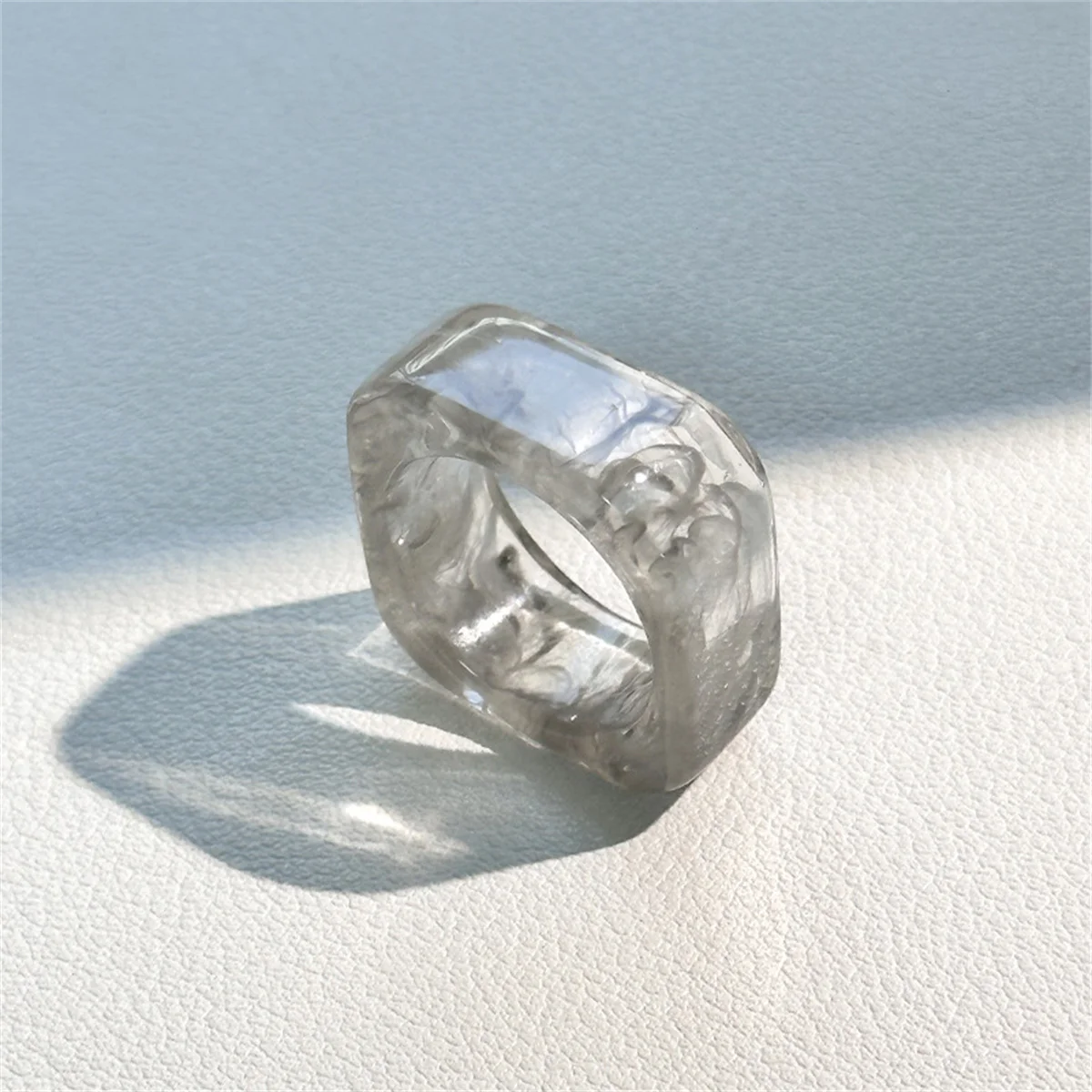 Quadratische Harzringe, ästhet – Minimalist Ring Stackable Bewertung und Preis