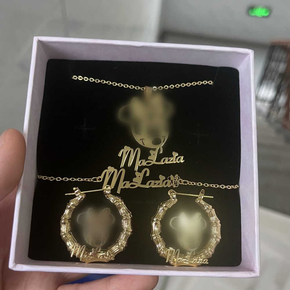 DUOYING Benutzerdefiniertes Ch – Engraved Name Necklace Bewertung und Preis