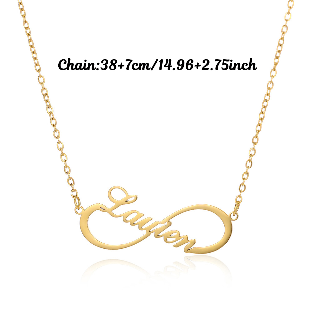 Personalisierte Infinity-Halsk – Engraved Name Necklace Bewertung und Preis