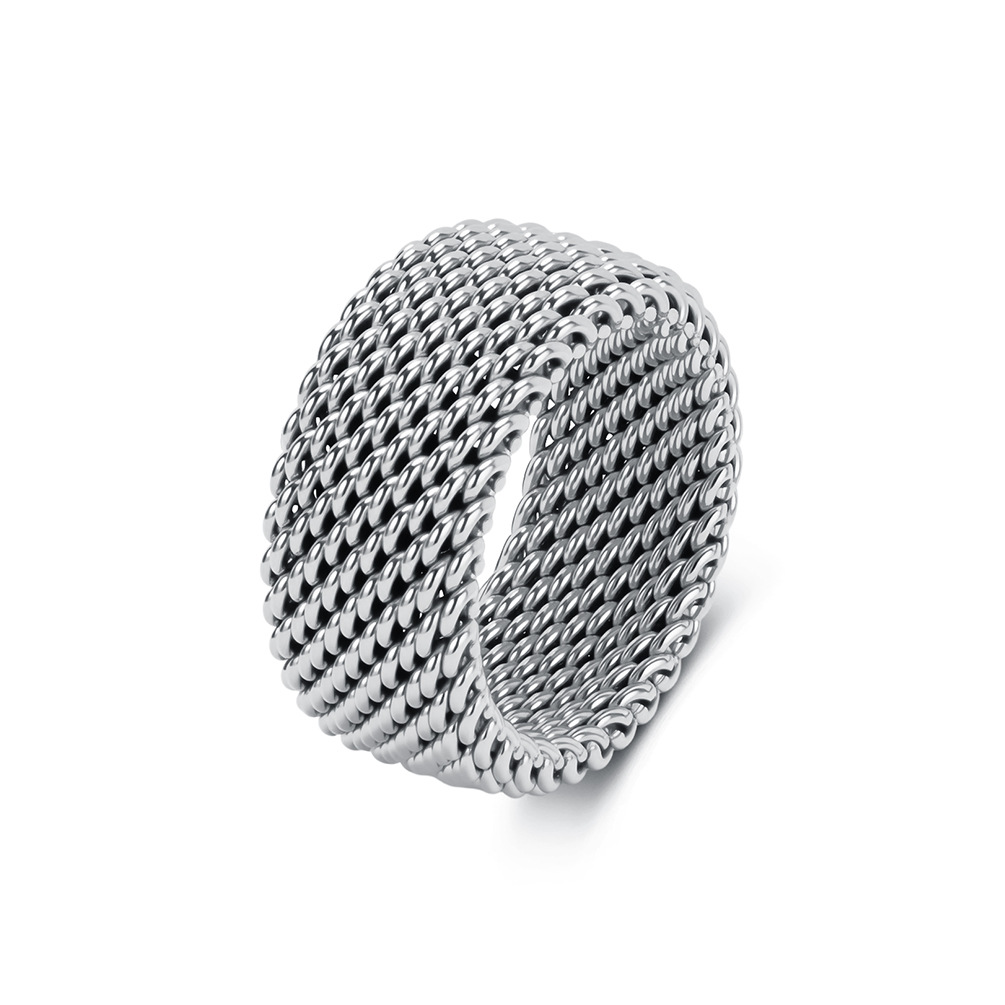 Trendiger Edelstahl Geflochten – Minimalist Ring Stackable Bewertung und Preis