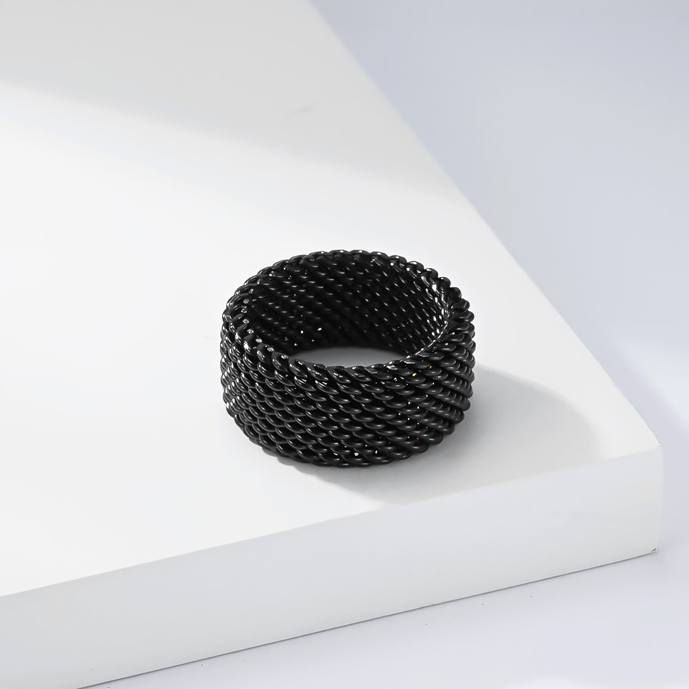 Trendiger Edelstahl Geflochten – Minimalist Ring Stackable Bewertung und Preis