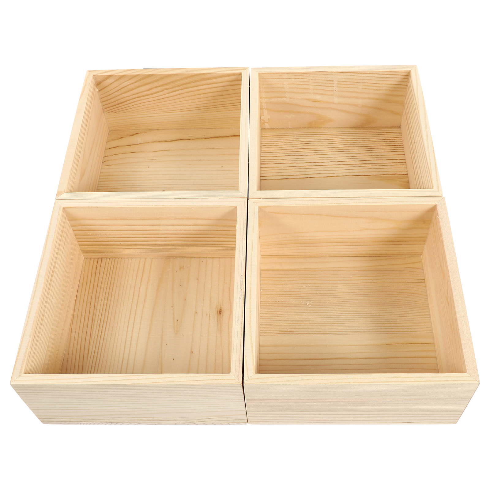 4-teiliges Set aus Naturholz-S – Jewelry Box That Holds Watches Bewertung und Preis