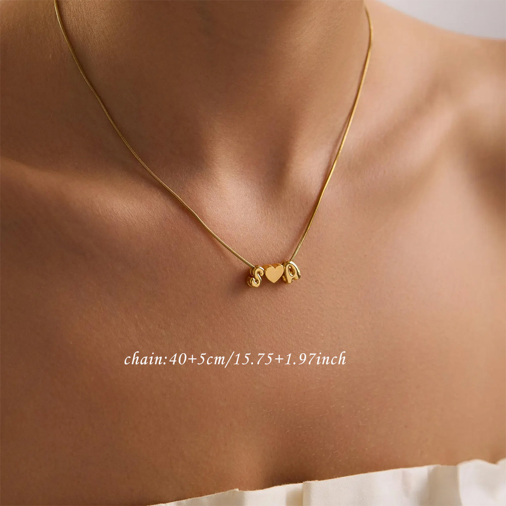 Personalisierte Zwei-Initialen – Engraved Name Necklace Bewertung und Preis