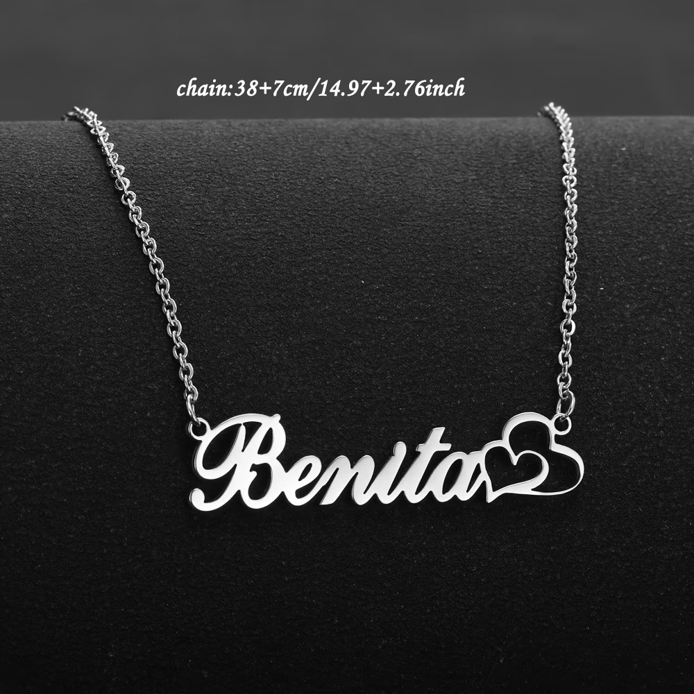Personalisierte Doppelherz-Hal – Engraved Name Necklace Bewertung und Preis