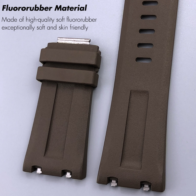 28 mm x 24 mm hochwertiges FKM – Audemars Piguet Watch Royal Oak Offshore Bewertung und Preis