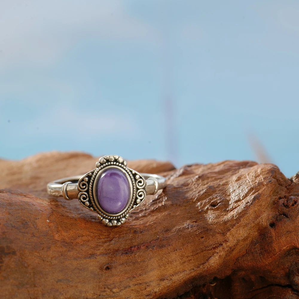 Massiver 925 Silberring, verst – Birthstone Ring Set Bewertung und Preis